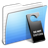 Aqua Stripped Folder Do Not Disturb Icon